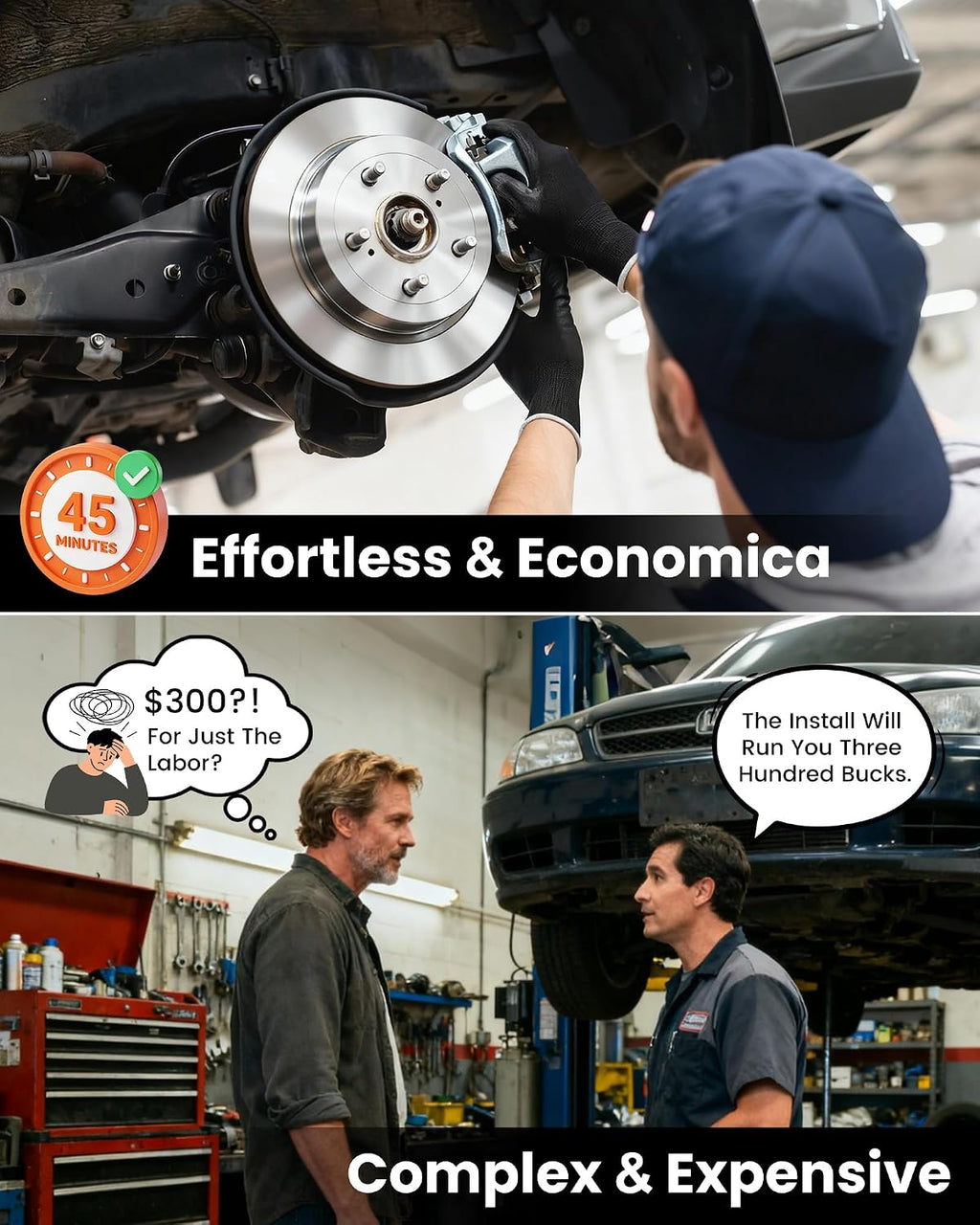 MOTOREVO Front Brake Pads and Rotors Kit Compatible with Silverado 1500 [ 1999-2006 ], High-Carbon Alloy Drilled & Slotted Discos de Frenos Delanteros [ 12in, App Specific ] [ Dual Piston; 6 Stud ]