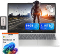 HP Pavilion 15.6' Touchscreen Laptop, Intel i3-1215U, 64GB RAM, 1.16TB Storage(1TB SSD + 160GB Docking Station Set), Intel UHD Graphics, Num Pad, Webcam, WiFi, Win 11 Pro, Silver