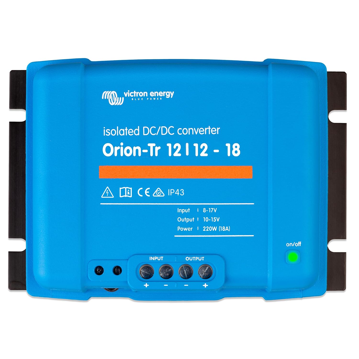 Victron Energy Orion-Tr DC to DC Converter - 12/12-Volt 18 amp 220-Watt - IP43 Protected - for Dual Battery Systems - Isolated