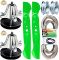 46' Deck Rebuild Kit Fit for Cub Cadet XT1-LT46 XT2-LX46 MTD Craftsman T225 T240 Troy Bilt Super Bronco 46 TB2246 Mower Include 2 Spindle 918-06977 2 Blade 742-04244 2 Idler 756-05034 1 Belt 954-05022
