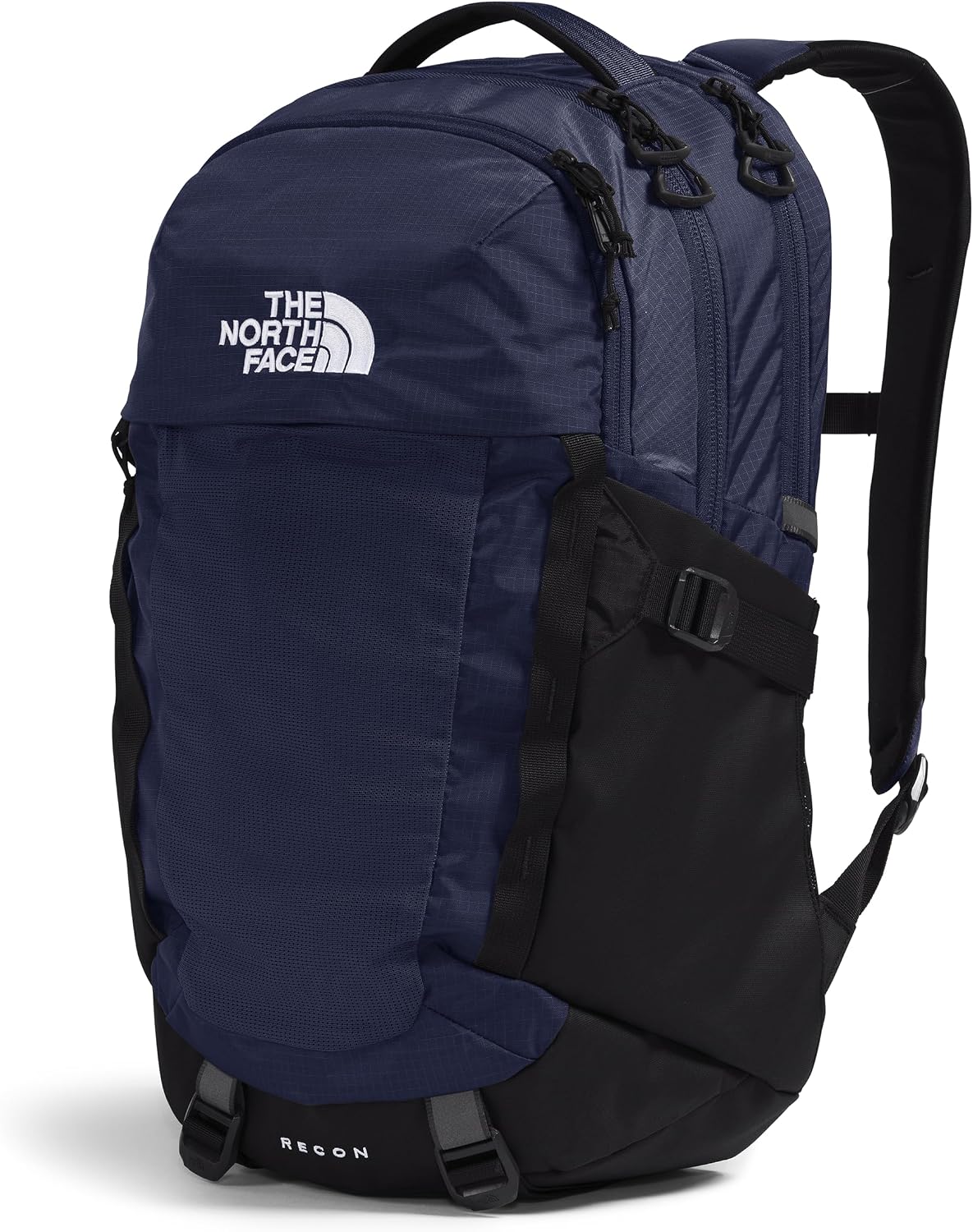 The North Face Recon Everyday Laptop Backpack - Daypack, Water Repellent, Laptop Sleeve, 2 Water Bottle Pockets, TNF Navy/TNF Black-NPF, One Size