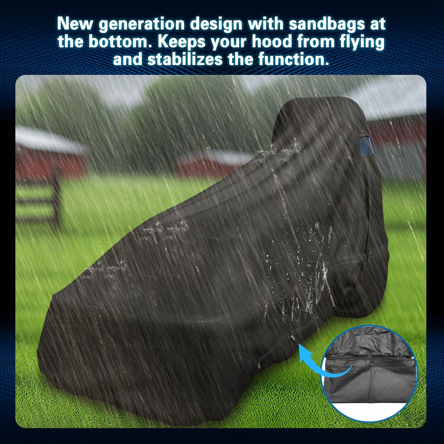 600D Tractor Cover (Larger)