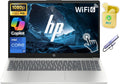 HP 15.6' FHD Touchscreen Business Laptop Computer, 10-Core Intel i7 Processor, 16GB RAM 1TB Storage (512GB SSD+512GB Docking Station Set), Windows 11 Laptop with AI Ready, NLY Earphones, Silver