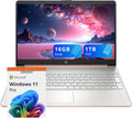 HP 15.6' HD Micro-Edge Laptop, AMD Athlon Silver 3050U, 16GB DDR4 RAM, 1TB SSD, AMD Radeon Graphics, Webcam, Fast Charge, Windows 11 Pro, Gold (Renewed)