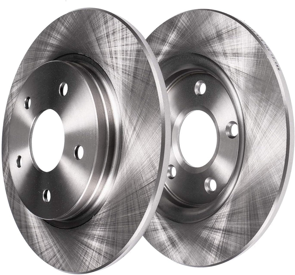 Detroit Axle - Brake Kit for 2002-2005 Ford Explorer Mercury Mountaineer Front and Rear Brake Rotors and Ceramic Brakes Pads 2003 2004 Front Wheel Bearing Hubs Replacement