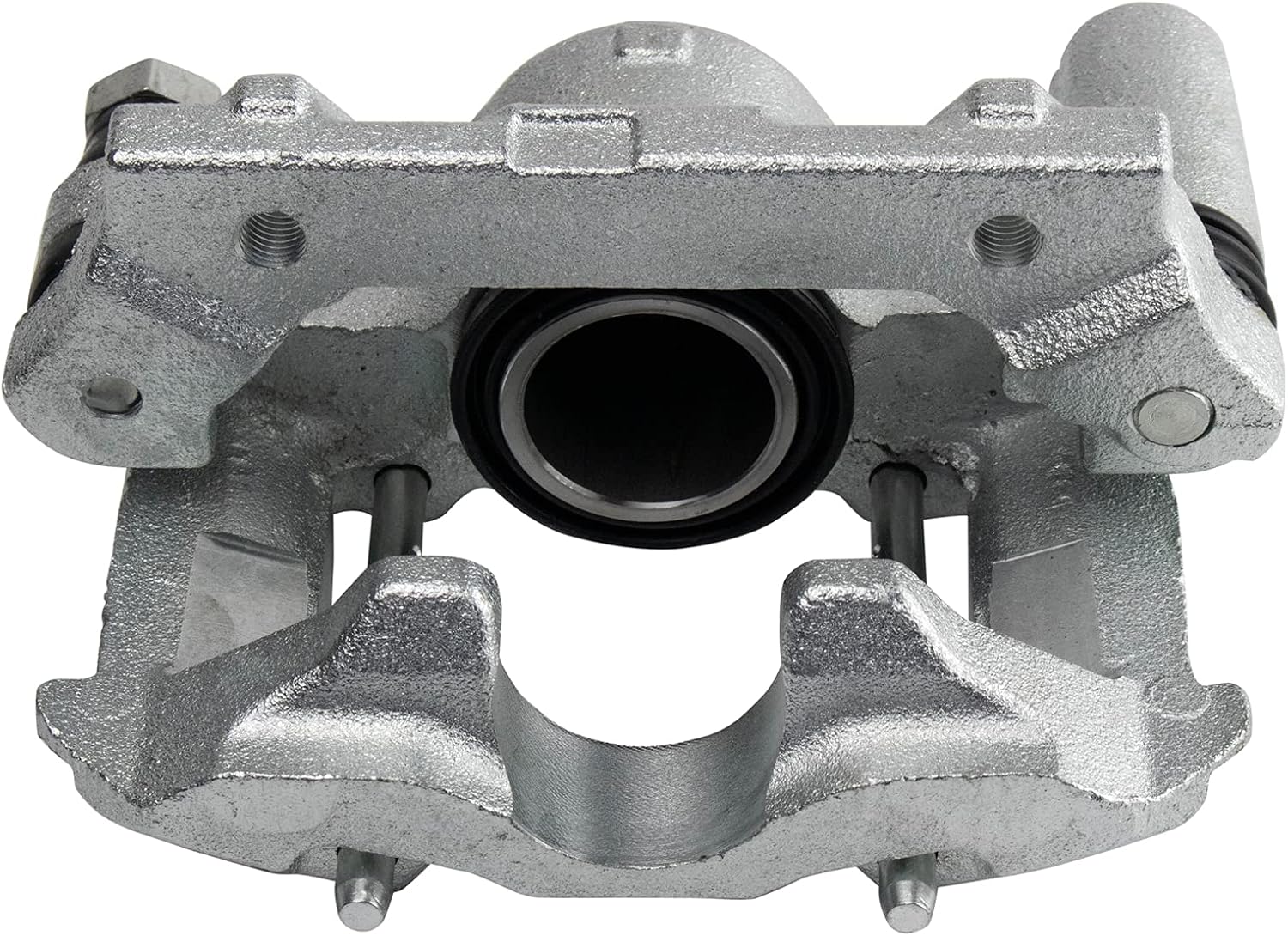 TRQ Rear Brake Pad and Rotor Set Ceramic Rotors Calipers Hoses Compatible with 2006-2013 Lexus IS250