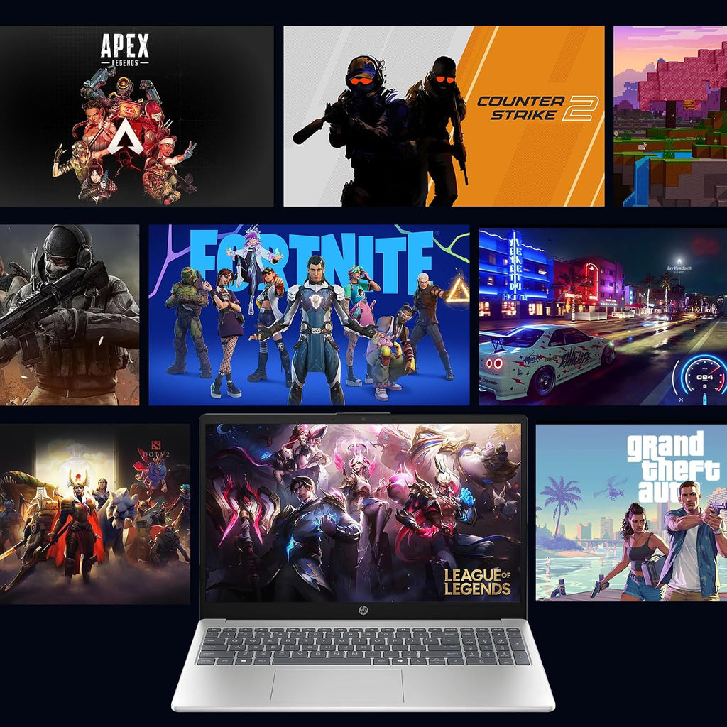 HP 15.6' FHD Touchscreen i7 Laptop, 10-Cores Intel Core i7-1355U(Up to 5GHz Beat Core 7 160U), 32GB RAM 1TB SSD, Intel Iris Xe Graphics, Win 11 pro Wifi6 W/Accessory Computer for Business Gaming