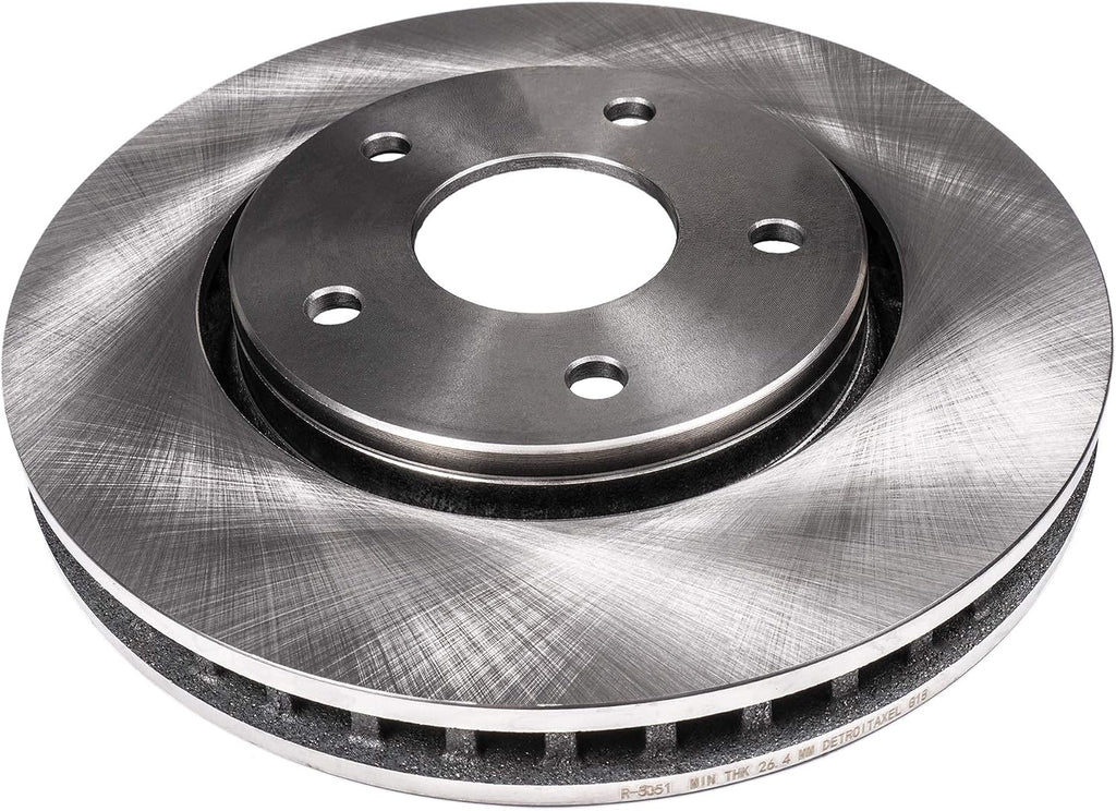 Detroit Axle - Brake Rotors for 2008-2014 Cadillac CTS, Disc Brake Rotors 2009 2010 2011 2012 2013 Front and Rear Replacement Brakes :12.44 inch Front, 12.40'' inch Rear Rotors