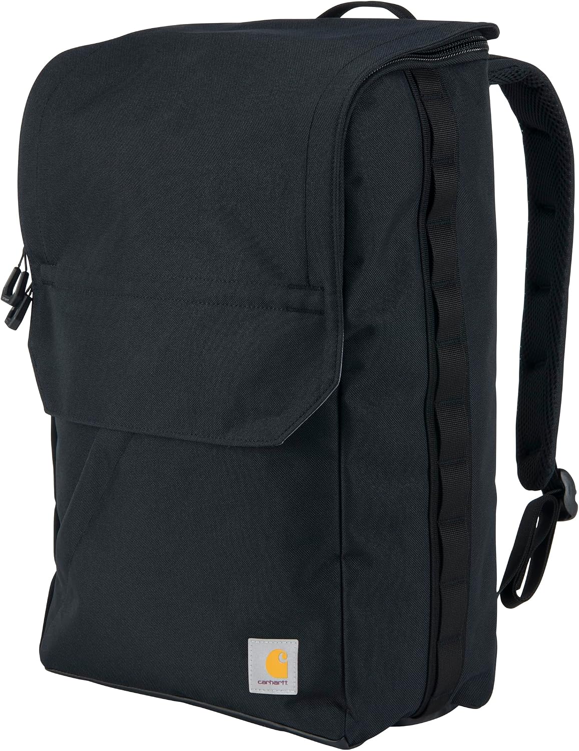 Carhartt 21L Top-Load Backpack, Durable Water Resistant Coated Canvas Base W/ 17' Laptop Sleeve, Black