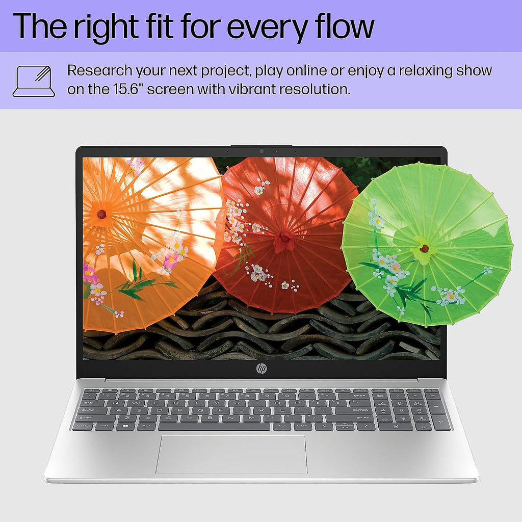 HP Laptop 15.6' FHD Display, for Business and Students, AMD Ryzen 7 7730U(Up to 4.5 GHz), 16GB RAM, 1TB NVMe SSD, AMD Radeon Graphics, Wi-Fi 6, USB-A&C, HDMI, Webcam, Win 11, w/BWE Accessories