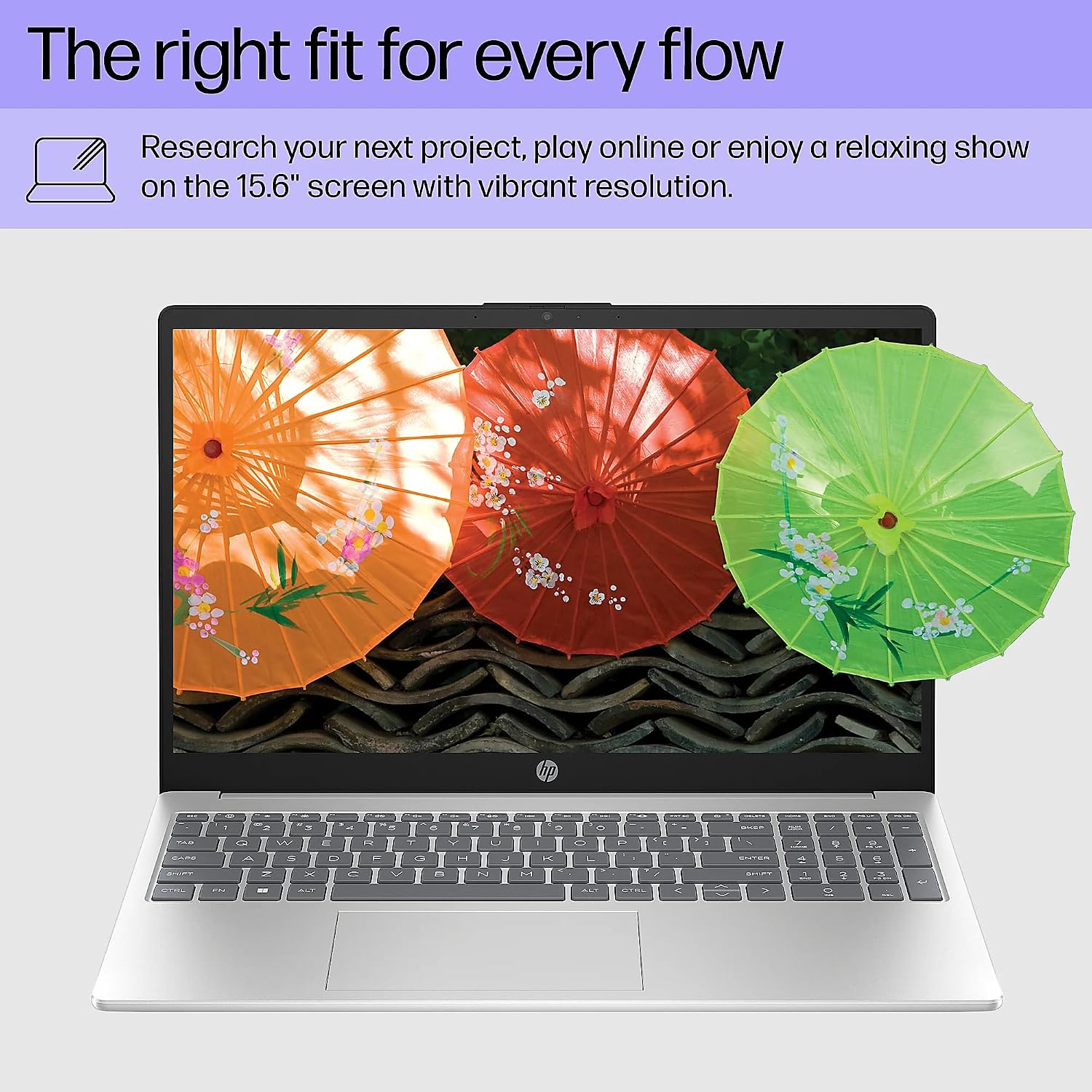 HP Laptop 15.6' FHD Display, for Business and Students, AMD Ryzen 7 7730U(Up to 4.5 GHz), 16GB RAM, 1TB NVMe SSD, AMD Radeon Graphics, Wi-Fi 6, USB-A&C, HDMI, Webcam, Win 11, w/BWE Accessories