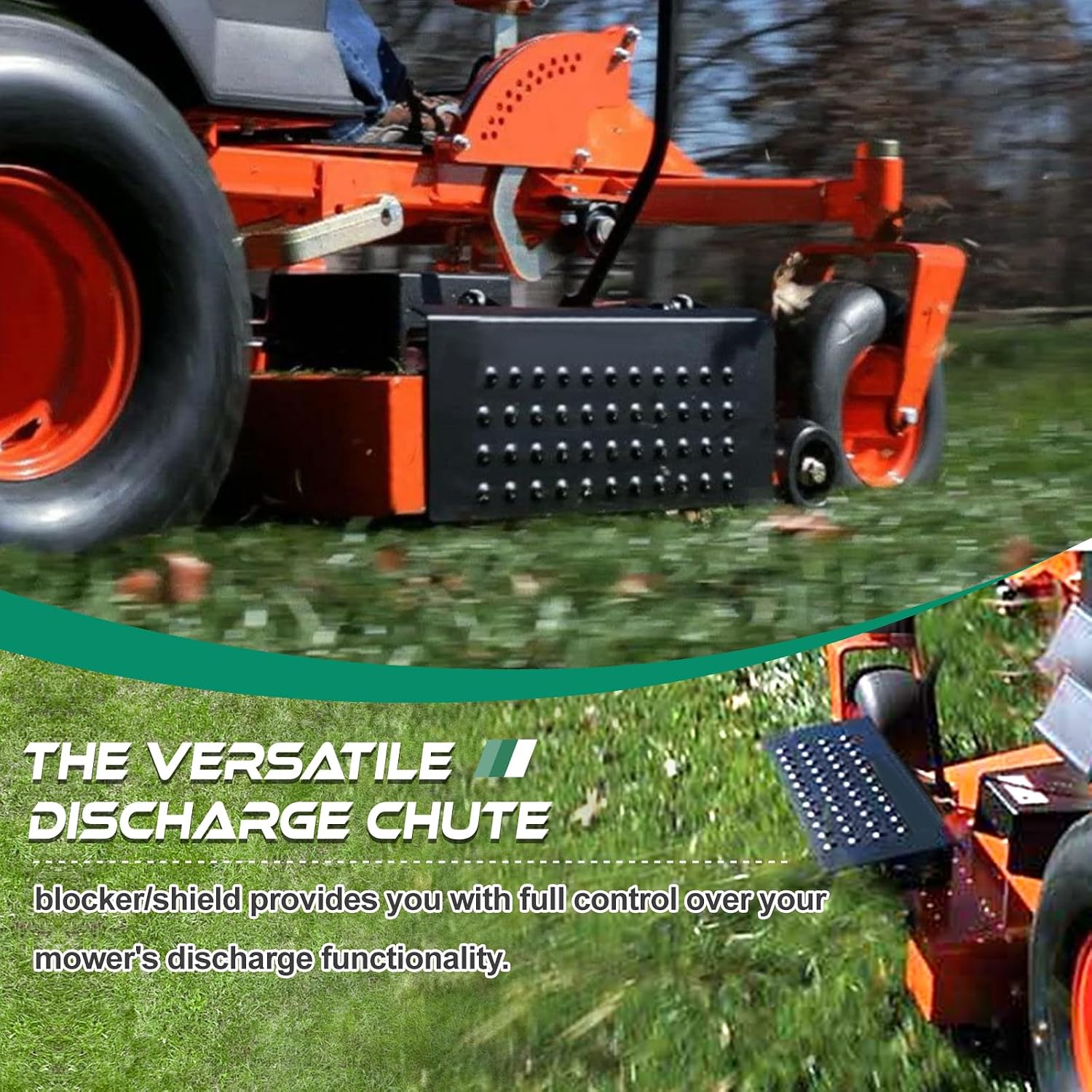 ACS6000B Advanced Chute System Compatible with Bad Boy Mowers, 54' / 60' / 61' / 72', Chute Blocker Replace Part Number 088-6000-00, 088600000