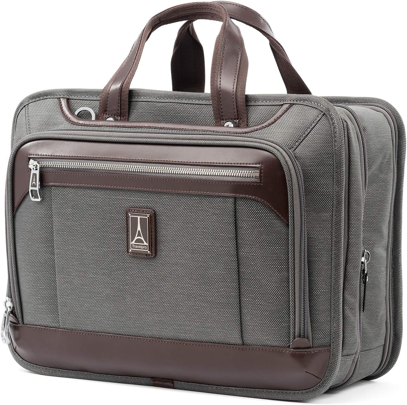 Travelpro Platinum Elite Expandable Business Laptop Briefcase, Fits up to 15.6 Laptop, Work School Travel, Men and Women