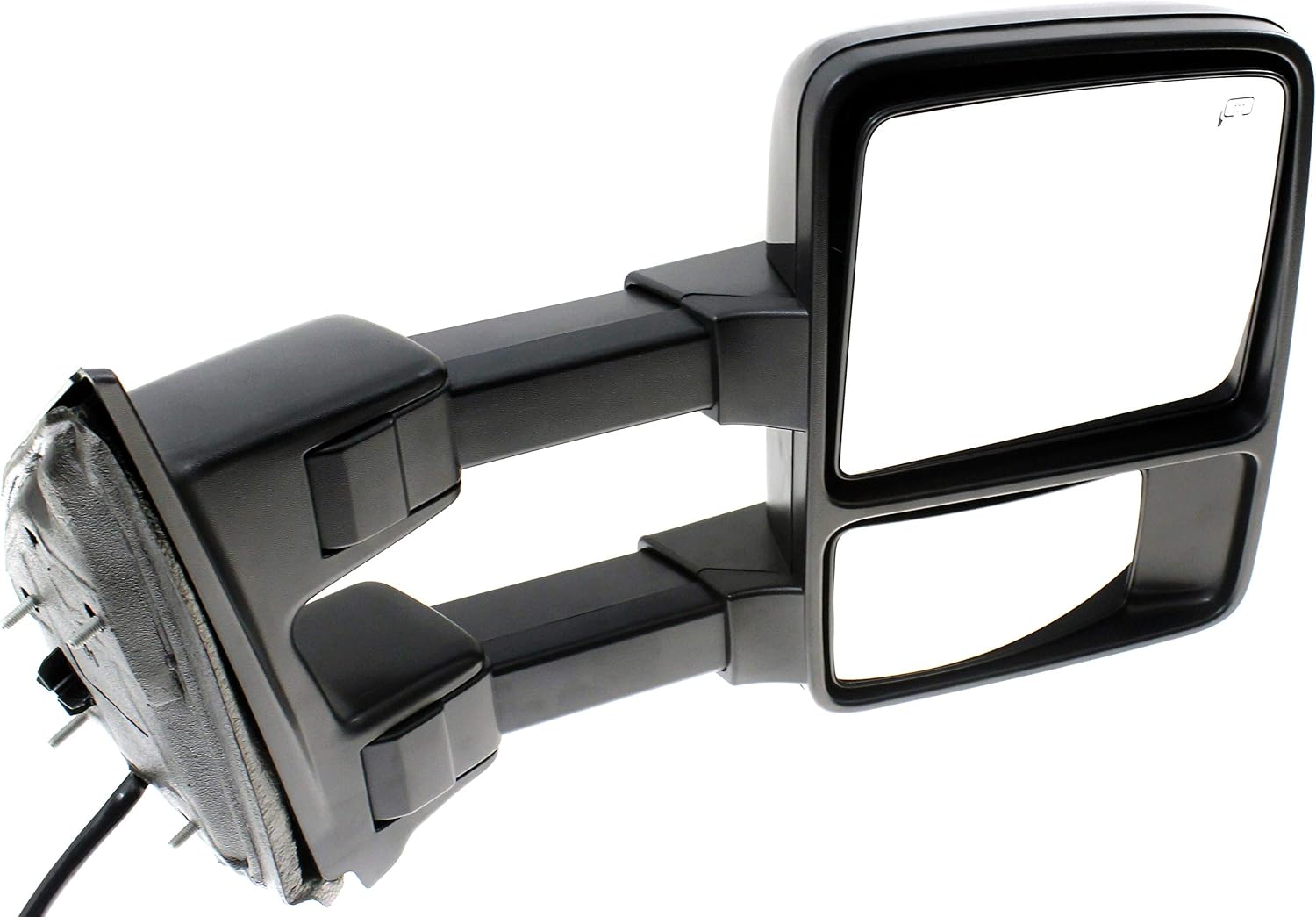 Kool Vue Blind Spot Mirror For Ford F-250 Super Duty 2010, F-350, F-450, F-550 Crew Cab Passenger Side, Heated Power Folding Tow Mirrors
