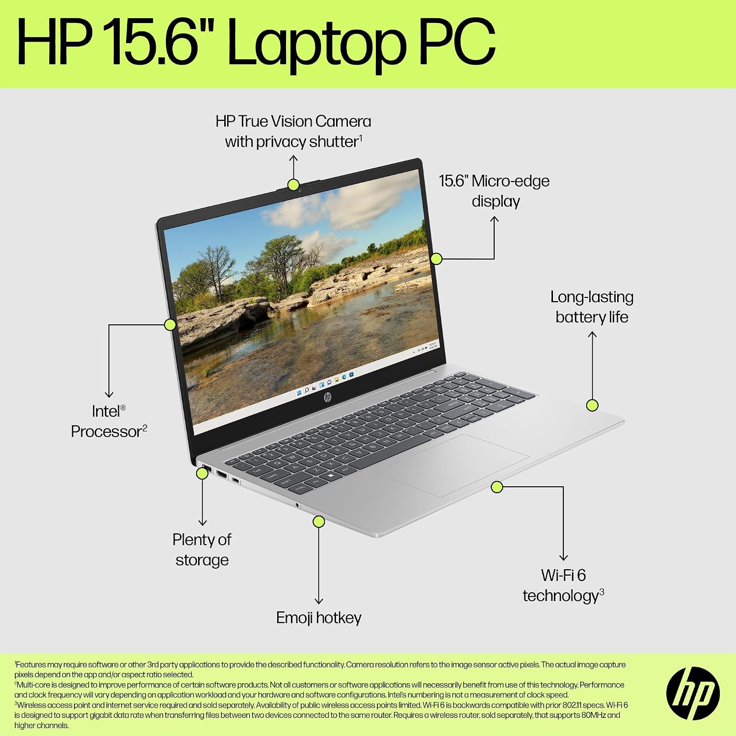 HP Laptop Computer 15.6' FHD Anti-Glare Display, 13th Gen Intel Core i7-1355U Processor, 32GB RAM, 1TB SSD, Intel Iris Xe Graphics, Wi-Fi 6, Bluetooth 5.3, Windows 11 Home