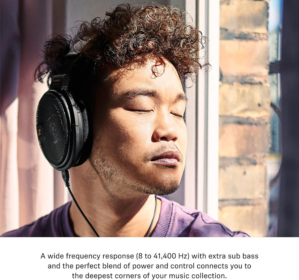 Sennheiser HD 660S2 - Wired Audiophile Stereo Headphones with Deep Sub Bass, Optimized Surround, Transducer Airflow, Vented Magnet System and Voice Coil – Black (Renewed)