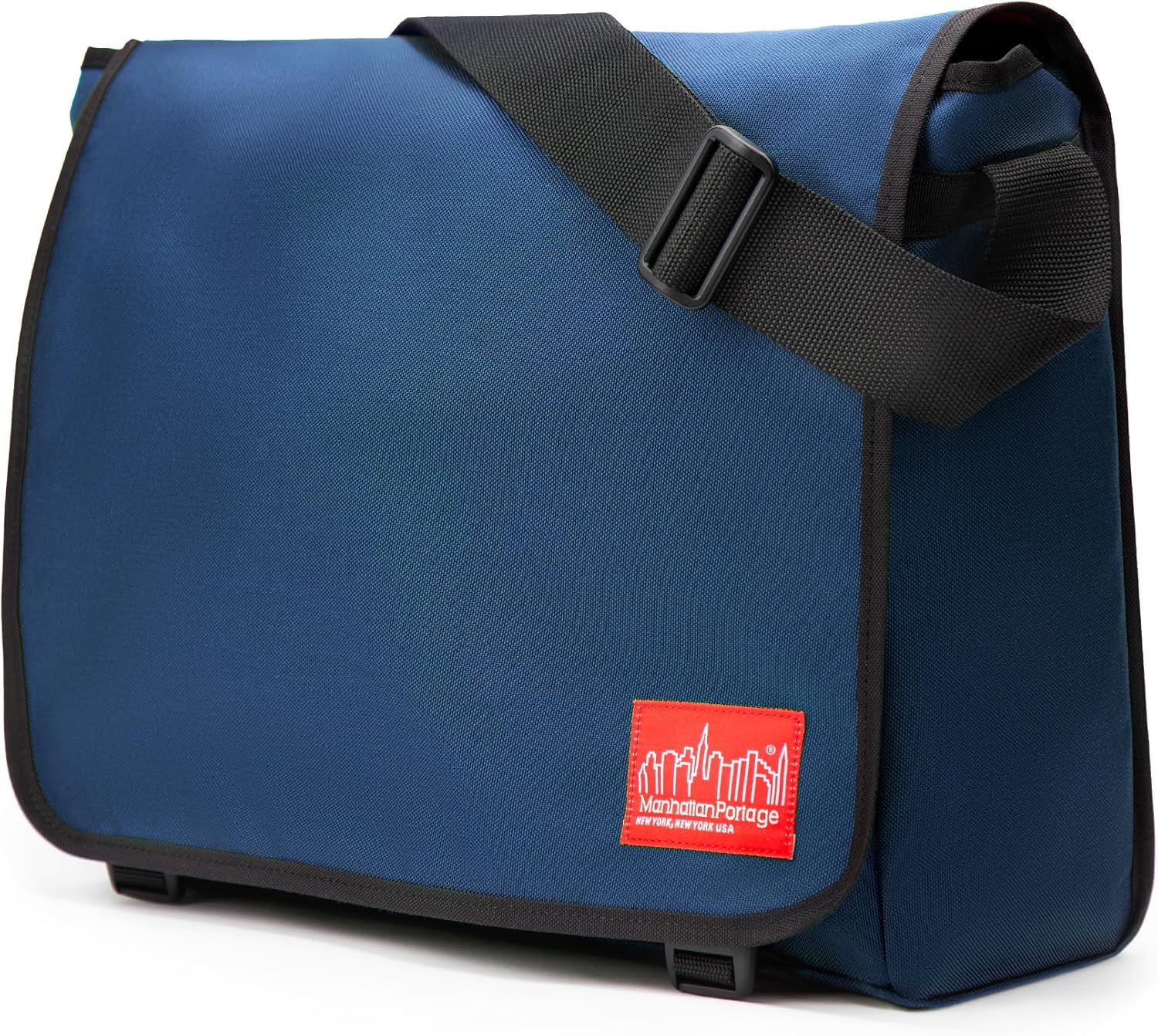 Manhattan Portage Deluxe Computer Bag (LG) with Adjustable Strap Water Resistant 1000D Cordura for Work College Travel