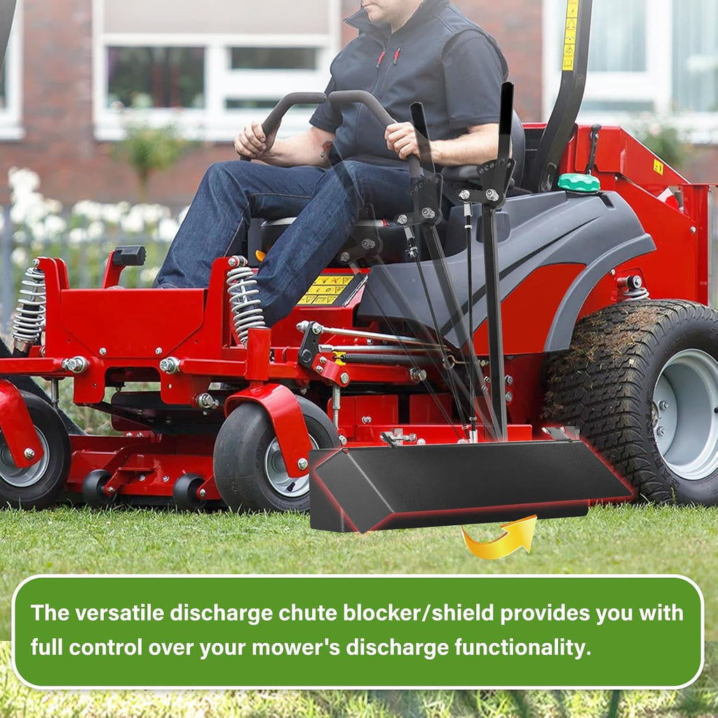 Mower Chute Blocker, Fit for Ferris IS700Z ISX800 ISX2200 ISX3300, Fit for Ferris 60' ICD Deck Mowers & Snapper PRO, Precision Grass Discharge Control