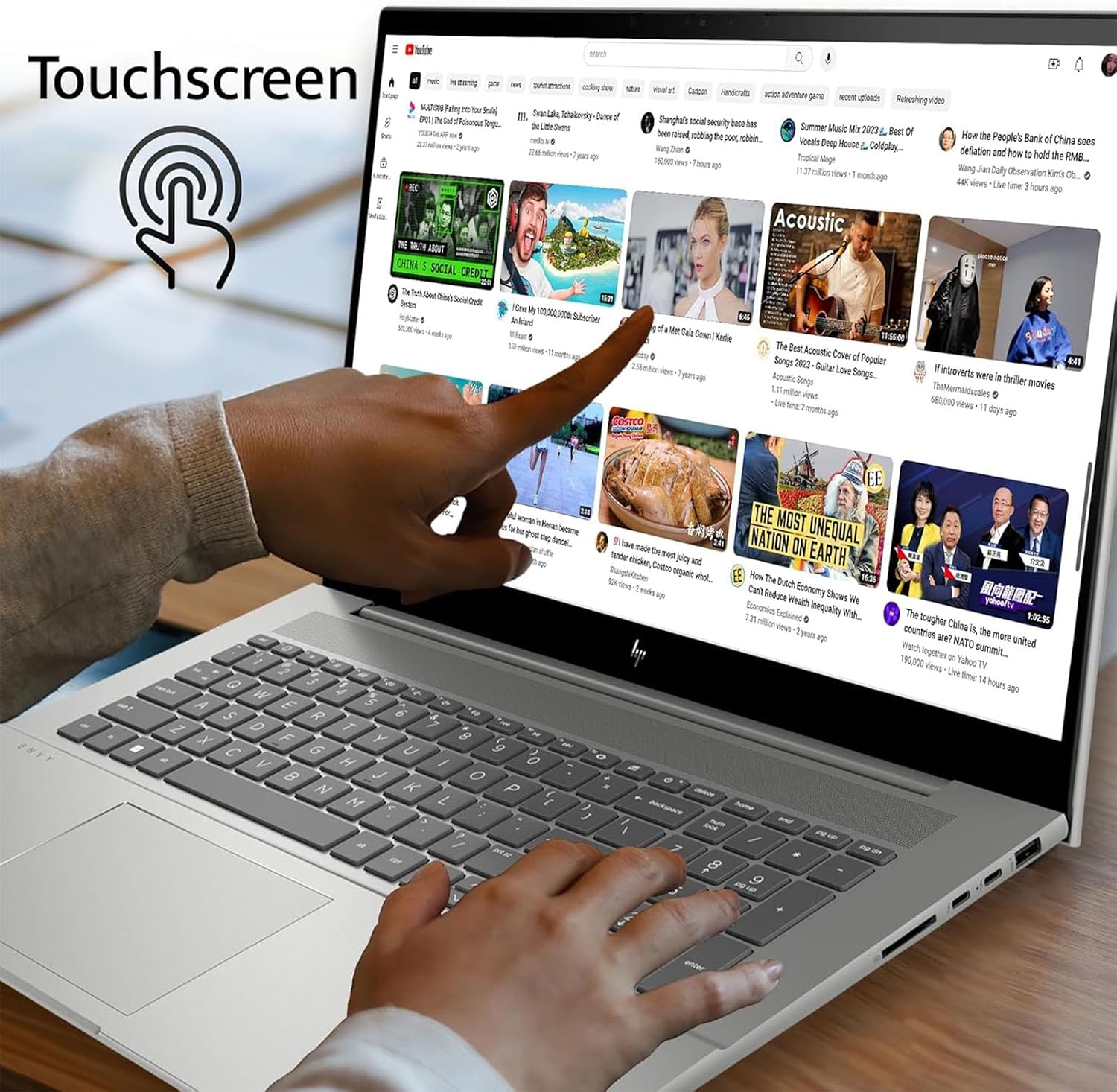 HP-Laptops Touchscreen-17inch - Windows 11 - Stylus Pen - AMD Ryzen 5 7530U - College Students Business - 2024 Computadoras Laptop en oferta - Wi-Fi 6 - Large Screen (32GB RAM |1TB PCIe SSD)