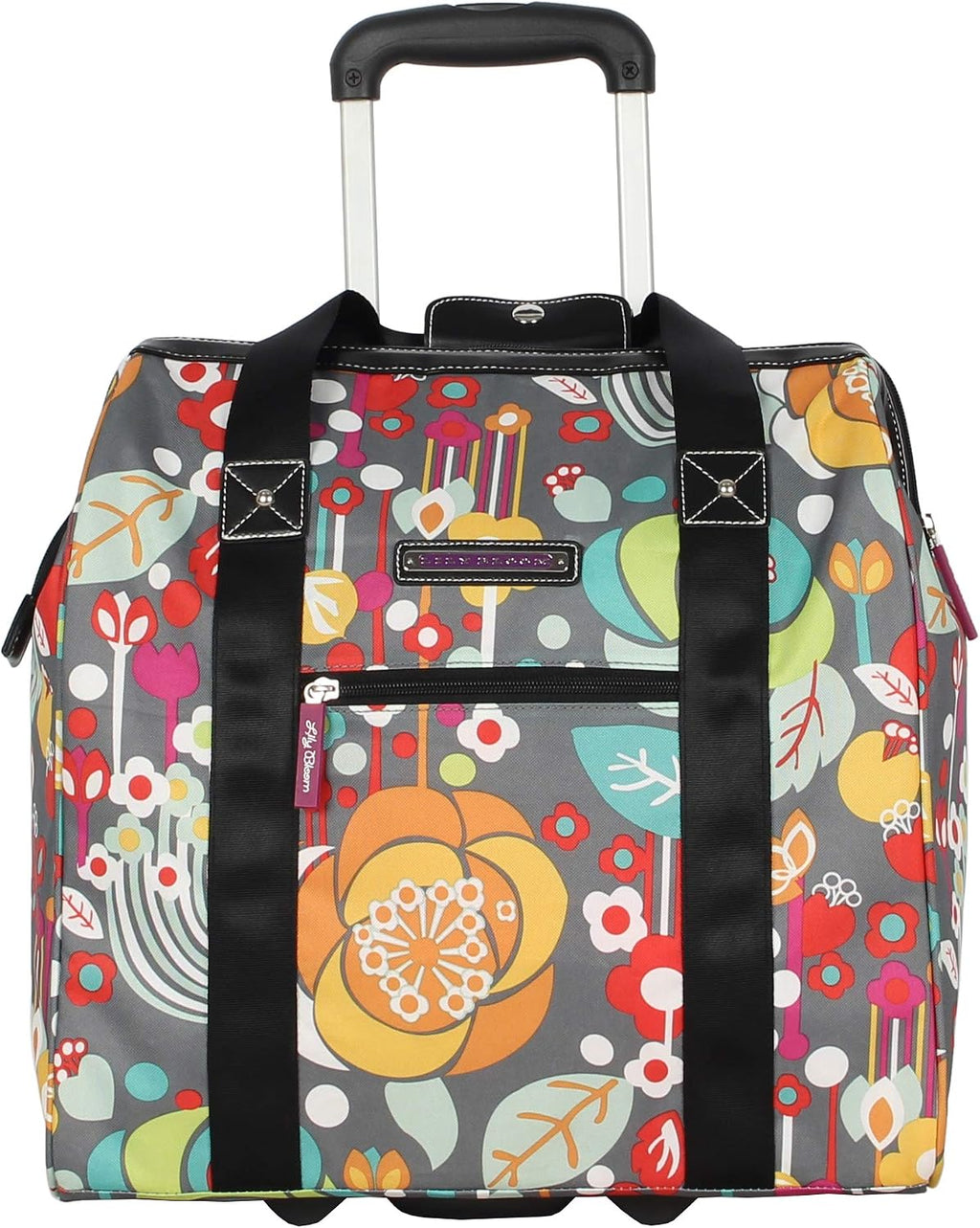 Lily Bloom Design Pattern Carry on Bag Wheeled Cabin Tote (Bliss)