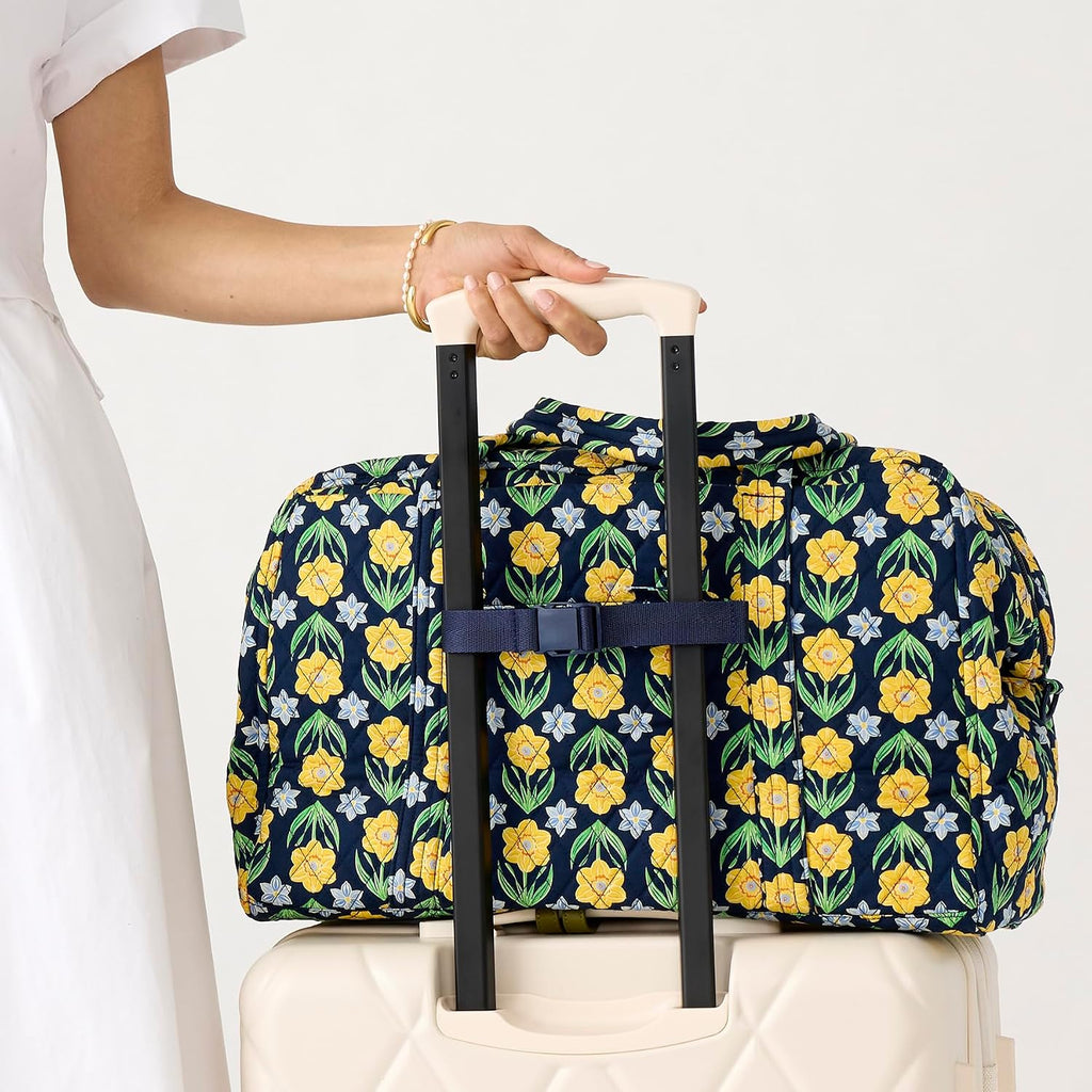 Vera Bradley Women's Miramar Weekender Travel Bag - Premium Cotton
