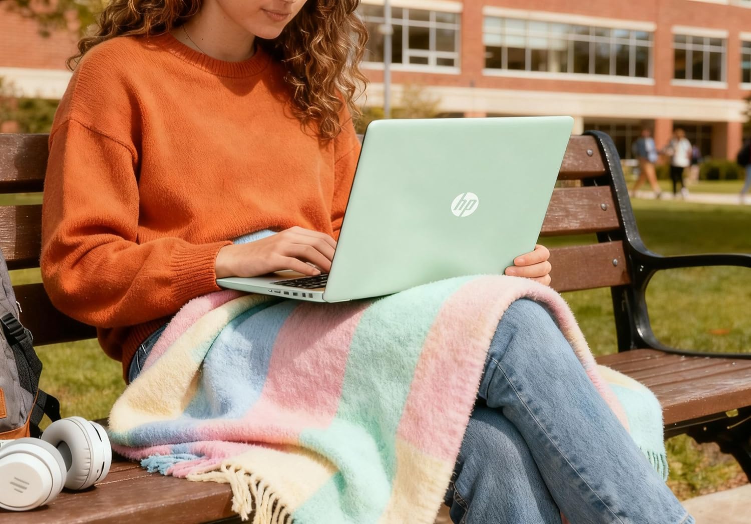 HP Willow Green Ultrabook Laptop with Copilot AI • 2026 Edition • Latest Intel 4-Core N150 CPU • 4GB RAM • 128GB SSD + 1TB Cloud Storage • Microsoft 365 • Windows 11 • Portable Student Laptop