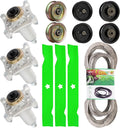 48 inch Deck Rebuild Kit for Husqvarna 2748GLS 2448T YTH2348 Includes 3 Spindle 532187292 3 Blade 21547939 2 Idler 177968 2 Idler 196104 2 Idler 196106