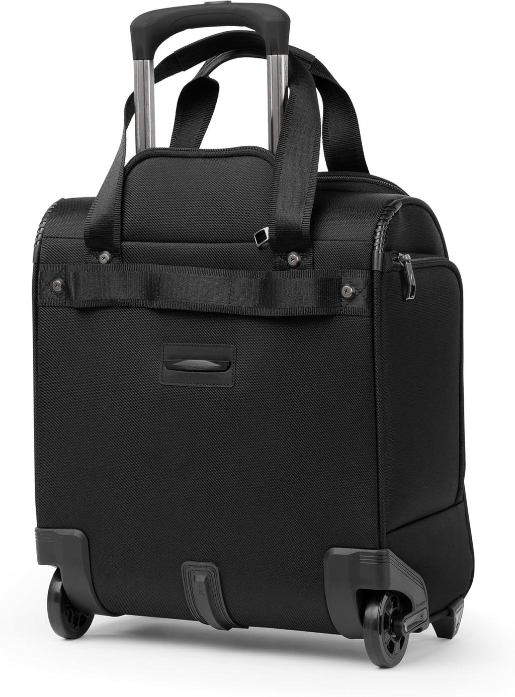 Travelpro Crew Classic Lightweight Softside Luggage, Rolling Underseat Carry on Bag, 14' Laptop or Tablet Sleeve, Men and Women, 17-Inch, Black