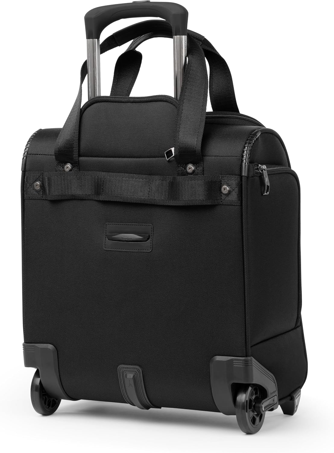 Travelpro Crew Classic Lightweight Softside Luggage, Rolling Underseat Carry on Bag, 14' Laptop or Tablet Sleeve, Men and Women, 17-Inch, Black