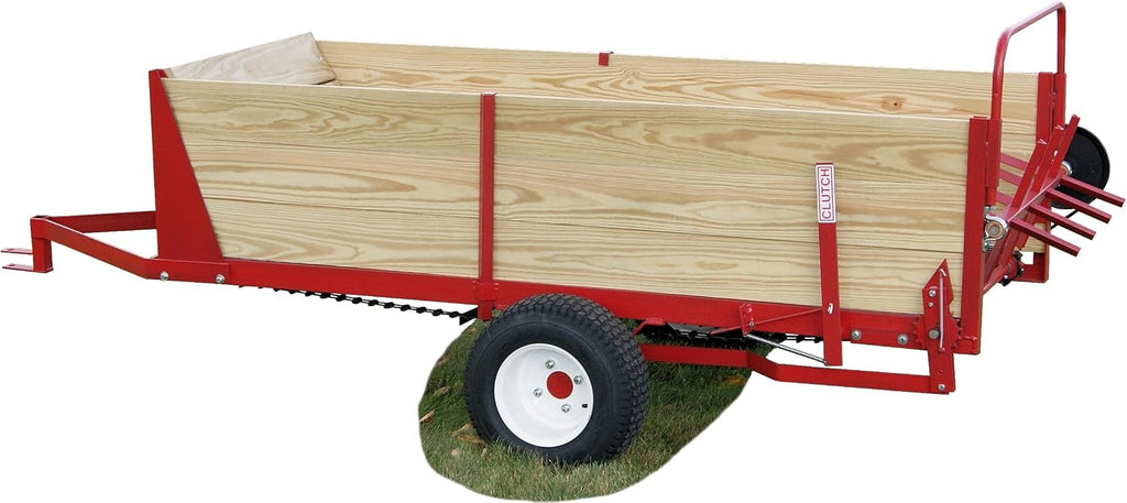 Model 600 25 Bushel Tow Behind Ground Driven Horse Manure Spreader Can Be Pulled Behind with ATV's, SXS Or Any Lawn Garden Tractors Including Zero Turn Mowers