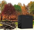 Heavy Duty Wood Chipper Shredder Protector Cover, Black 210D Oxford Fabric, Universal Outdoor Waterproof Mower & Leaf Mulcher Cover for Garden Backyard Equipment(118x55x63in)