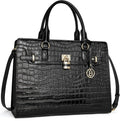 BOSTANTEN Briefcase for Women 15.6 inch Leather Laptop Bag Vintage Slim Lawyer Business Bag Stylish Work Purse