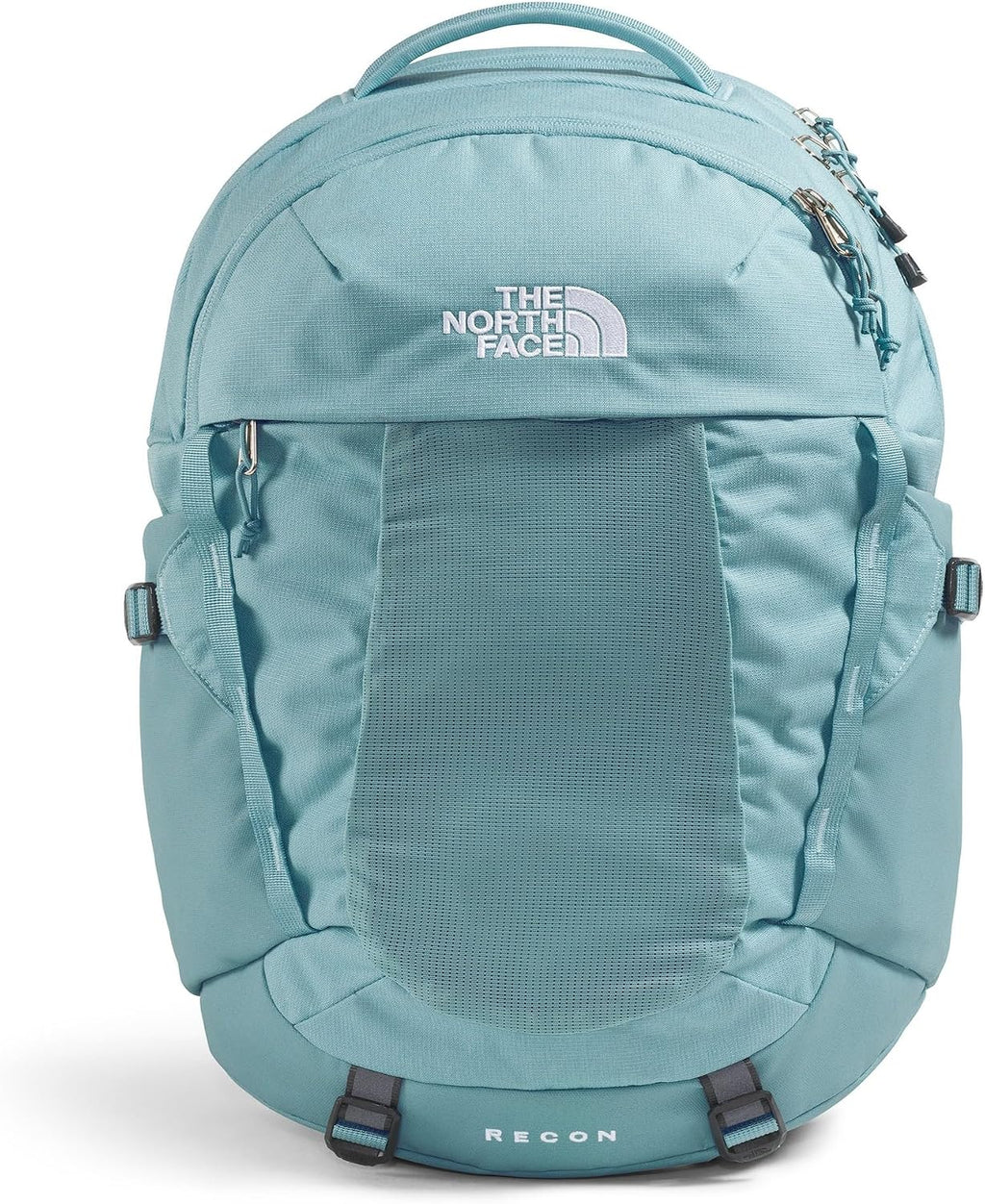 The North Face Women's Recon Everyday Laptop Backpack - Commuter Travel Bag, 18' Laptop Sleeve, Water-Repellent, Blue Eclipse Light Heather/Blue Eclipse, One Size
