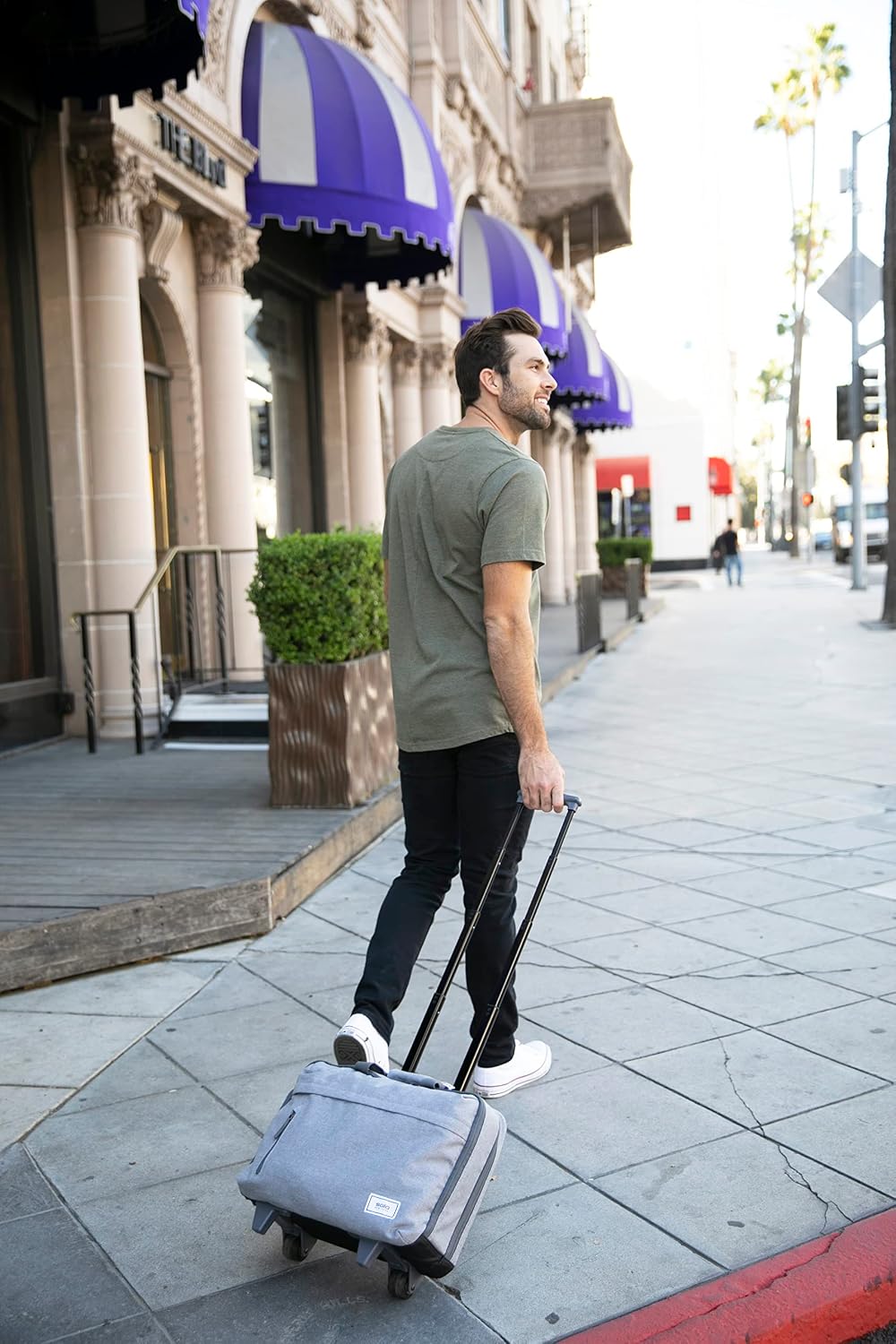 Solo New York Underseat Rolling Catalog Case - Roller Laptop Bag with Wheels, Wheeled Briefcase for Women & Men, Carry On Size for Travel, Fits 15.6' Computer - Re:Start, Gray