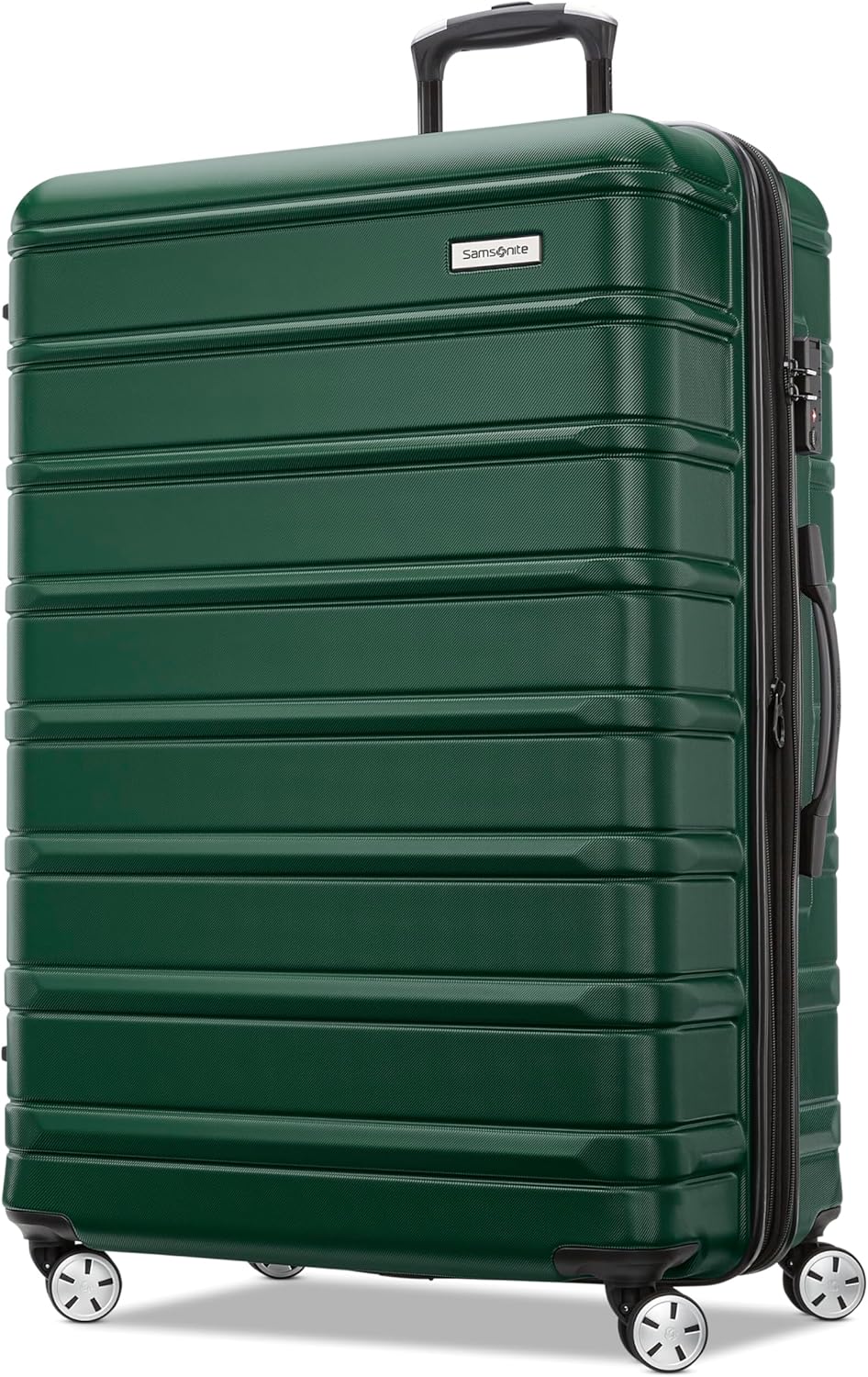 Samsonite Omni 2 Hardside 2 Piece Set - Includes Global Carry-On & Medium Checked Suitcases - 360° Dual Spinner Wheels - Integrated TSA Lock & Expansion - Amazon Exclusive - Emerald Green