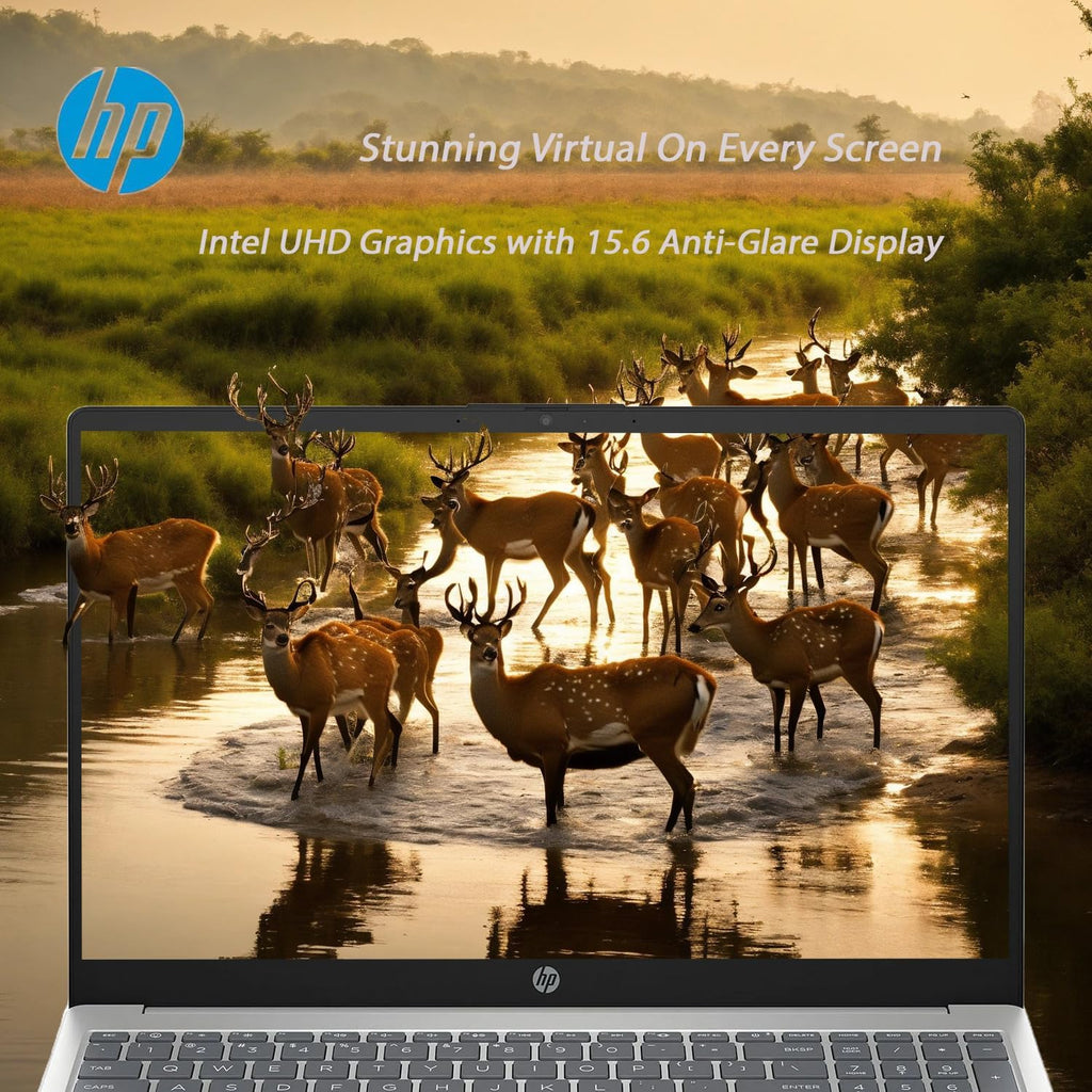 HP Pavilion 15.6' FHD Laptop | Intel 8-Core CPU | 32GB RAM | 1TB Storage (512GB SSD & 500GB P500 Portable SSD Red) | Wi-Fi 6 | Fingerprint Reader | Type-C | Webcam | HDMI | Windows 11