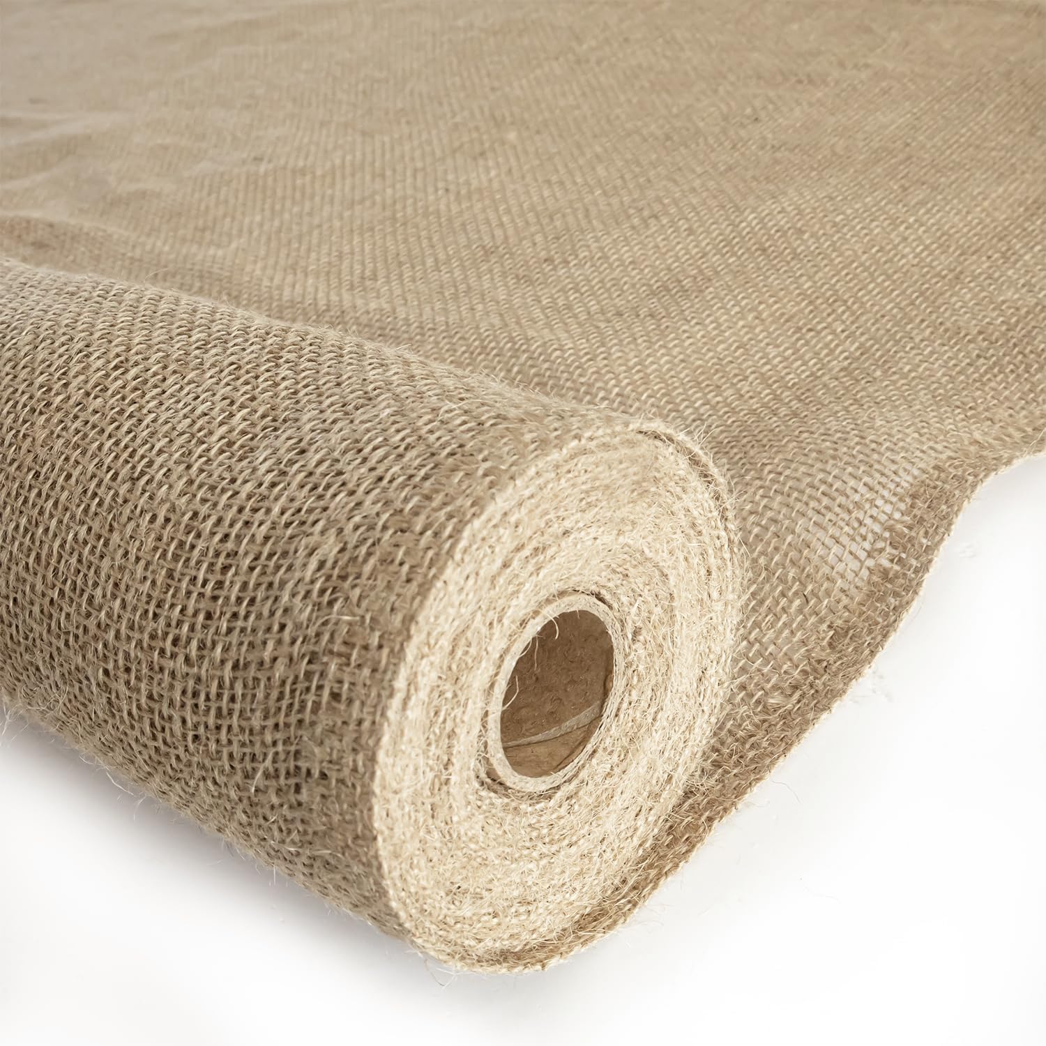 Agfabric 64 inch x100 Feet Garden Burlap Fabric Roll, Burlap Tree Wrap,Multipurpose High Density Natural Jute Material for Gardening,Aisle Runner,Crafts,Weed Barrier