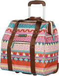 Lily Bloom Design Pattern Carry on Bag Wheeled Cabin Tote (On the Powl)