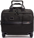 TUMI - Alpha Deluxe 4 Wheeled Laptop Case Brief - Laptop Bag with Wheels - Travel Briefcase with Expandable Design
