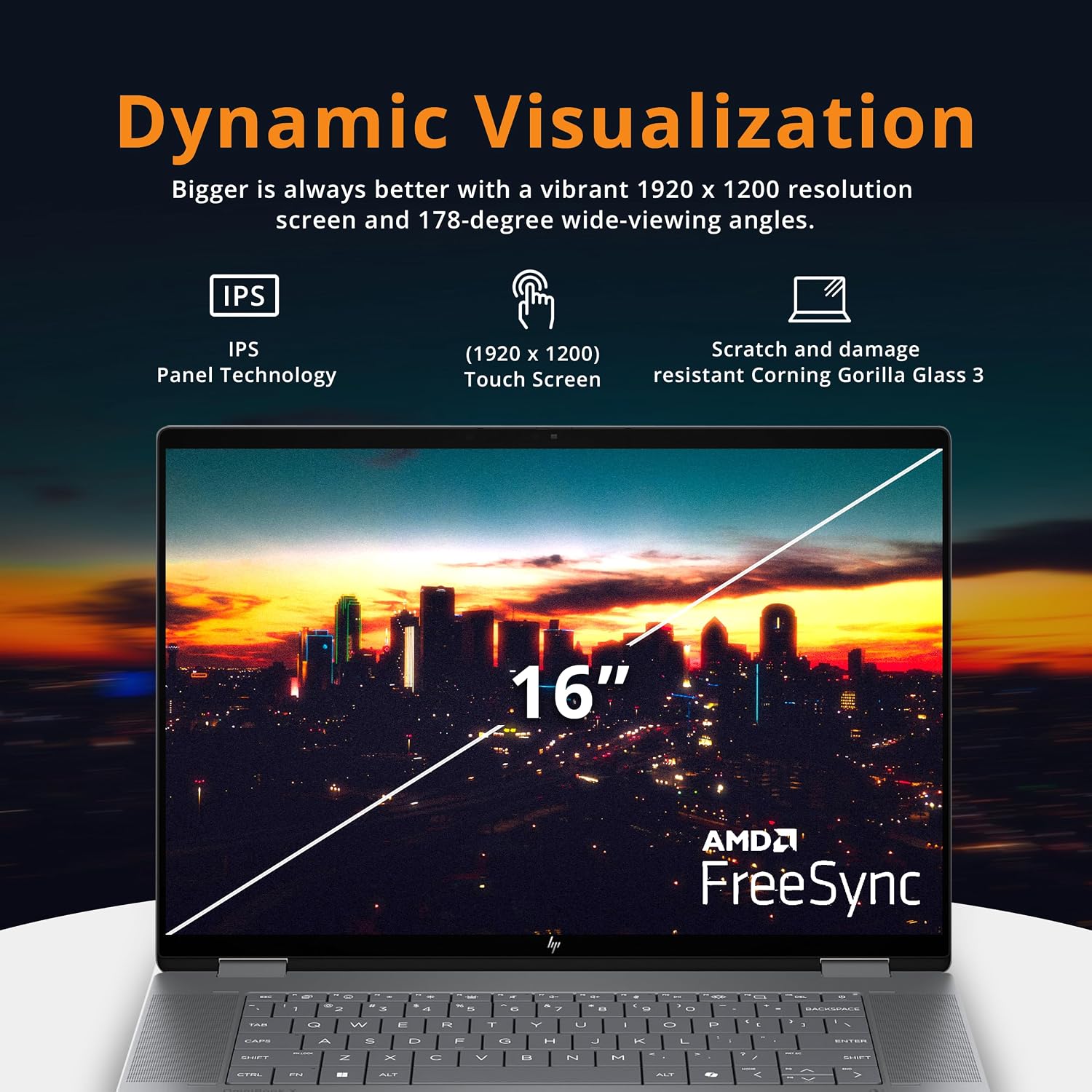 HP OmniBook X Flip 2-in-1 16' 2K Touch-Screen Laptop, AMD Ryzen AI 5 340, 16GB RAM, 3TB Storage (2TB SSD+1TB Docking Station), Copilot+ PC, Backlit Keyboard, 5MP IR Camera, Win 11, Silver