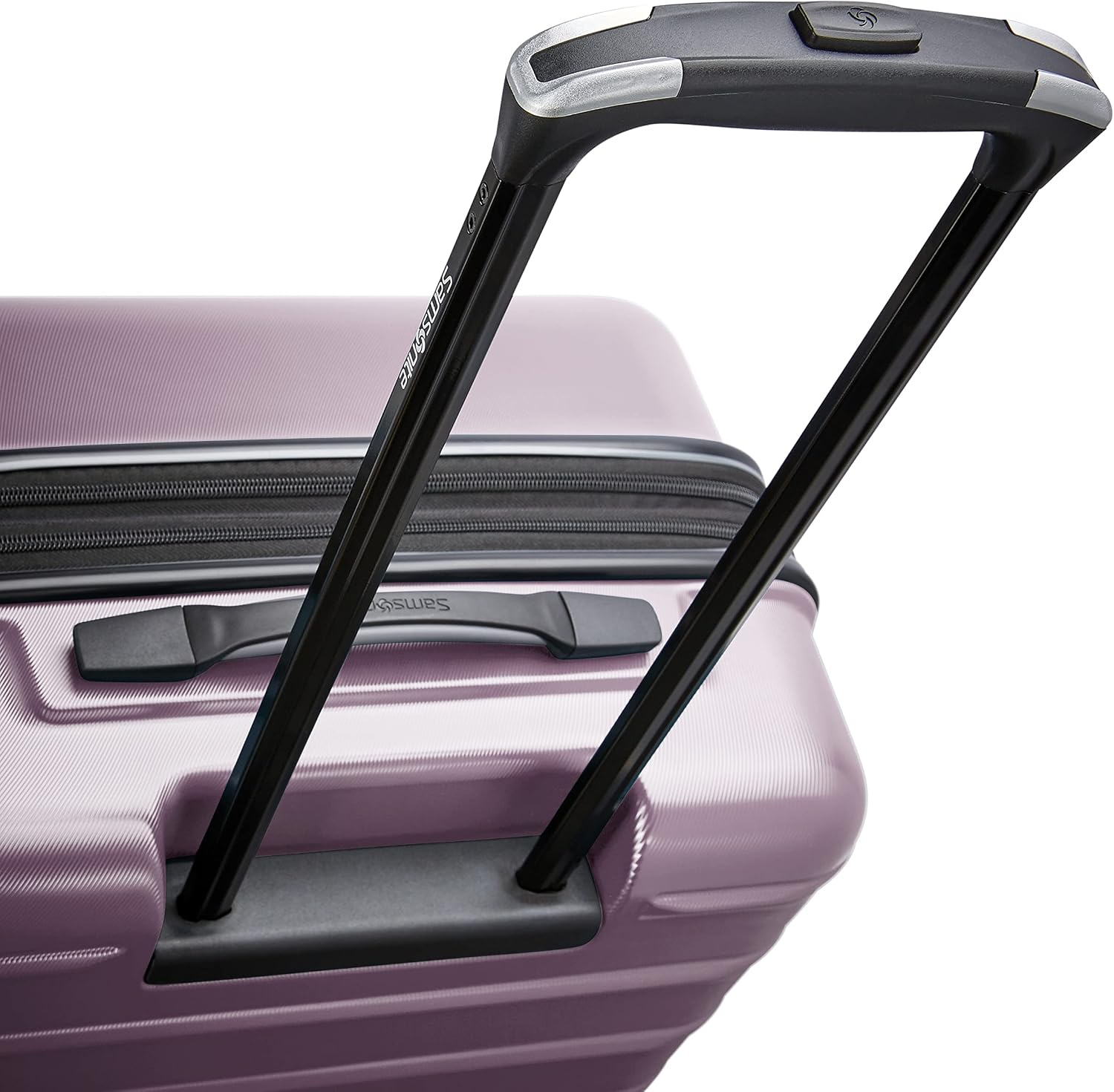 Samsonite Omni 2 Hardside 2 Piece Set - Includes Global Carry-On & Large Checked Suitcases - 360° Dual Spinner Wheels - Integrated TSA Lock & Expansion - Amazon Exclusive - ICY Lilac