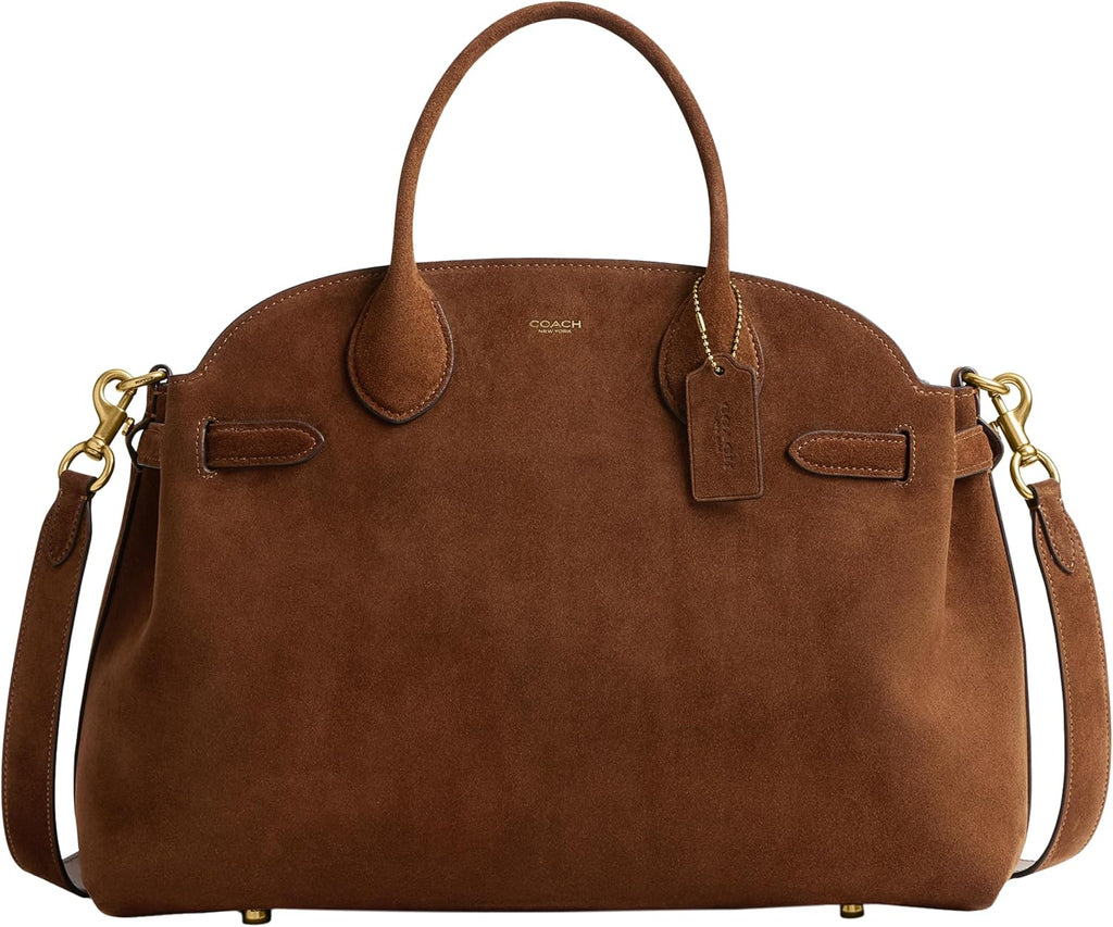 Coach Women's Suede Soft Empire Carryall 40 Tote
