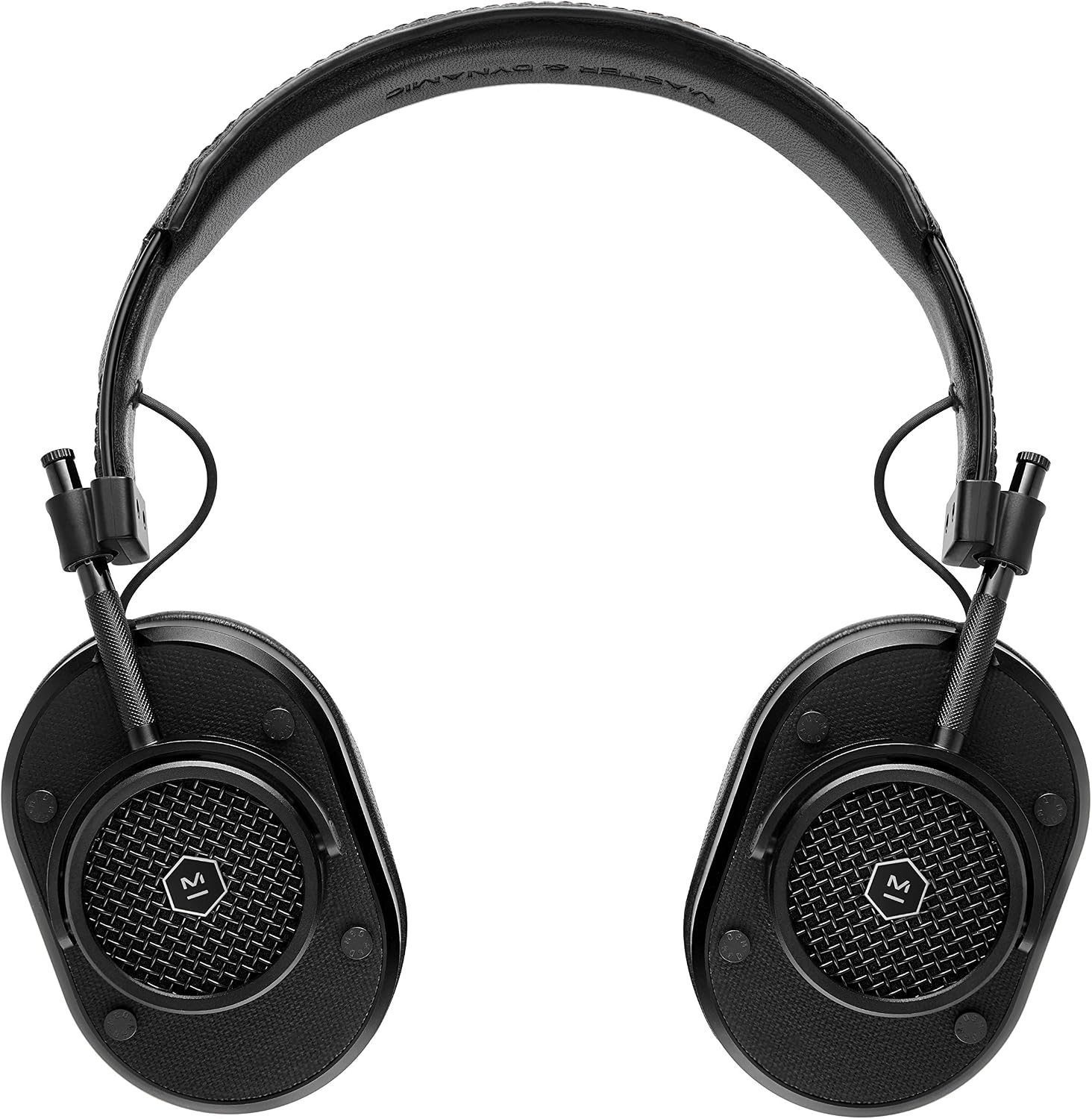 MASTER & DYNAMIC MH40 Wireless Over-Ear Headphones - Noise Isolating with Mic - Professional Studio Headphones with Bluetooth Capability, Black