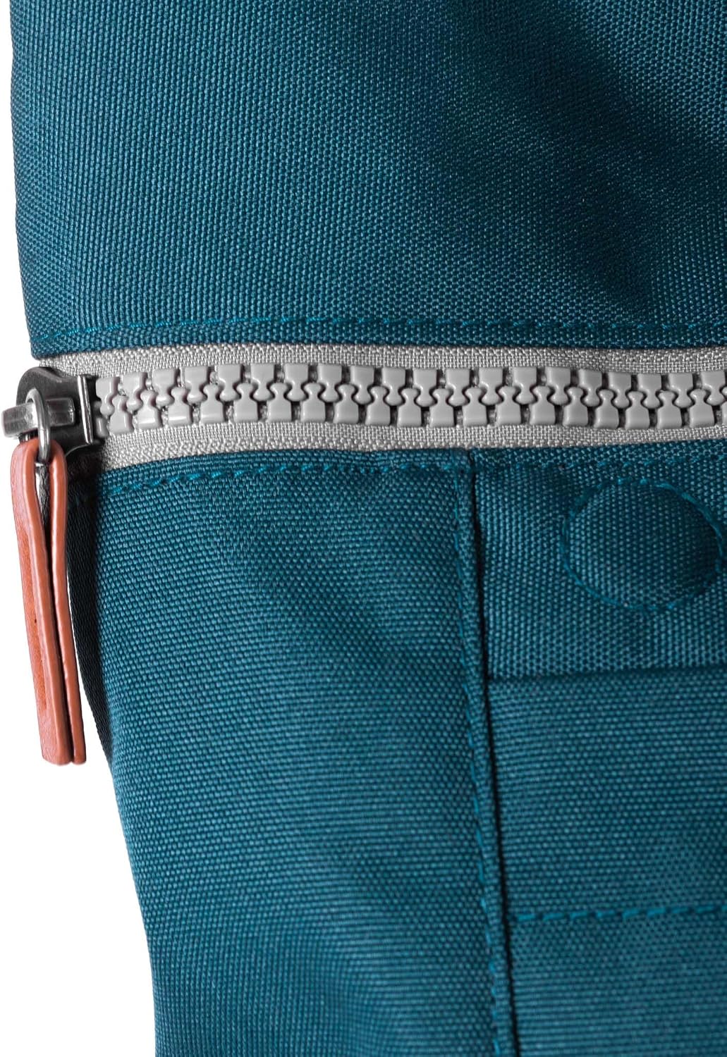 ORI LONDON Travel Backpack - Large Water-Resistant Nylon Rolltop Laptop Backpack for Men & Women - The Finchley - Teal