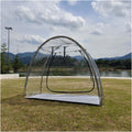 Bike Cover Waterproof Outdoor Travel Bike Storage Shed Tent Dimensions 200x80x165CM For Motorcycle, Garden Tools, Lawn Mower(E)