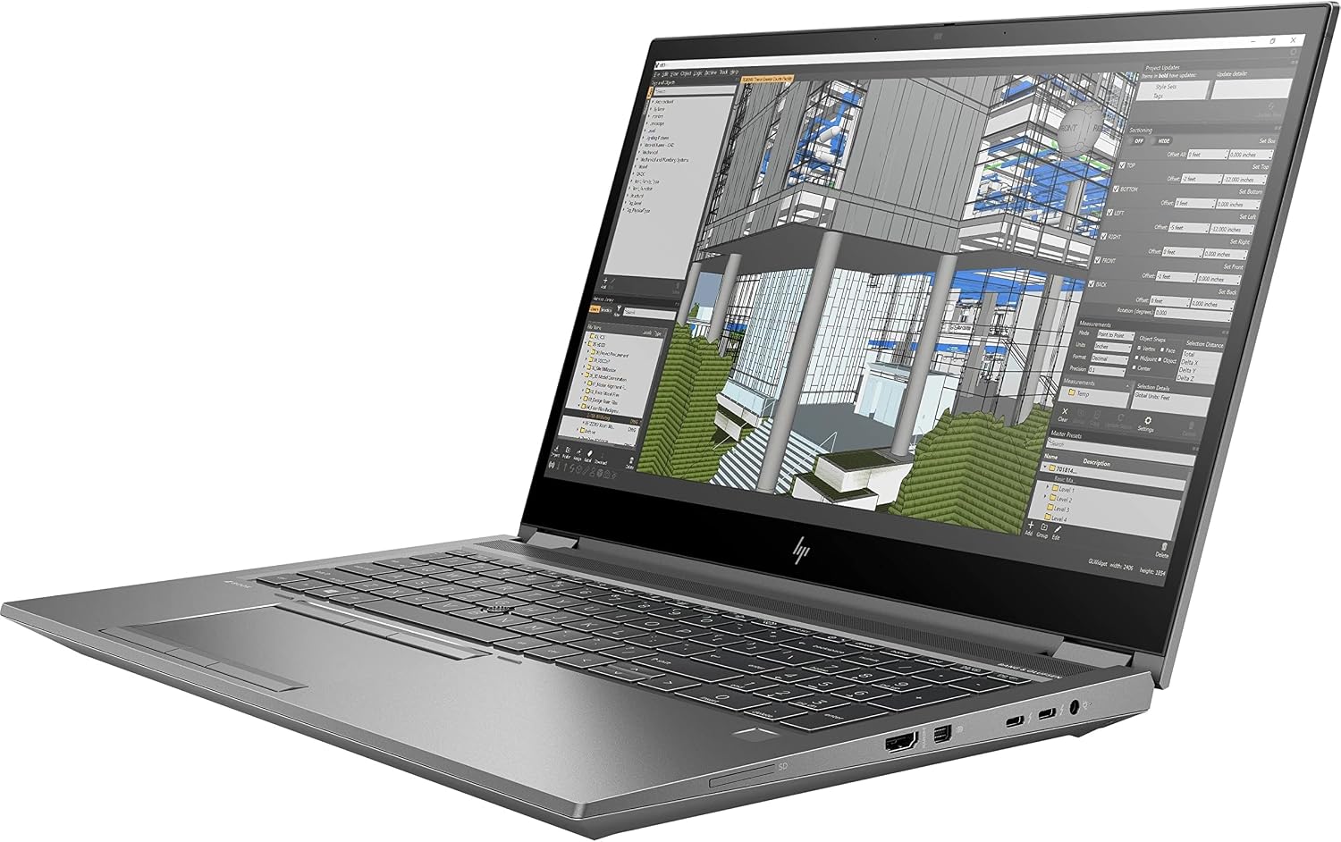 HP ZBook Fury 15 G8 15.6' Mobile Workstation - 4K UHD - 3840 x 2160 - Intel Core i7 11th Gen i7-11800H Octa-core (8 Core) 2.30 GHz - 32 GB Total RAM - 512 GB SSD