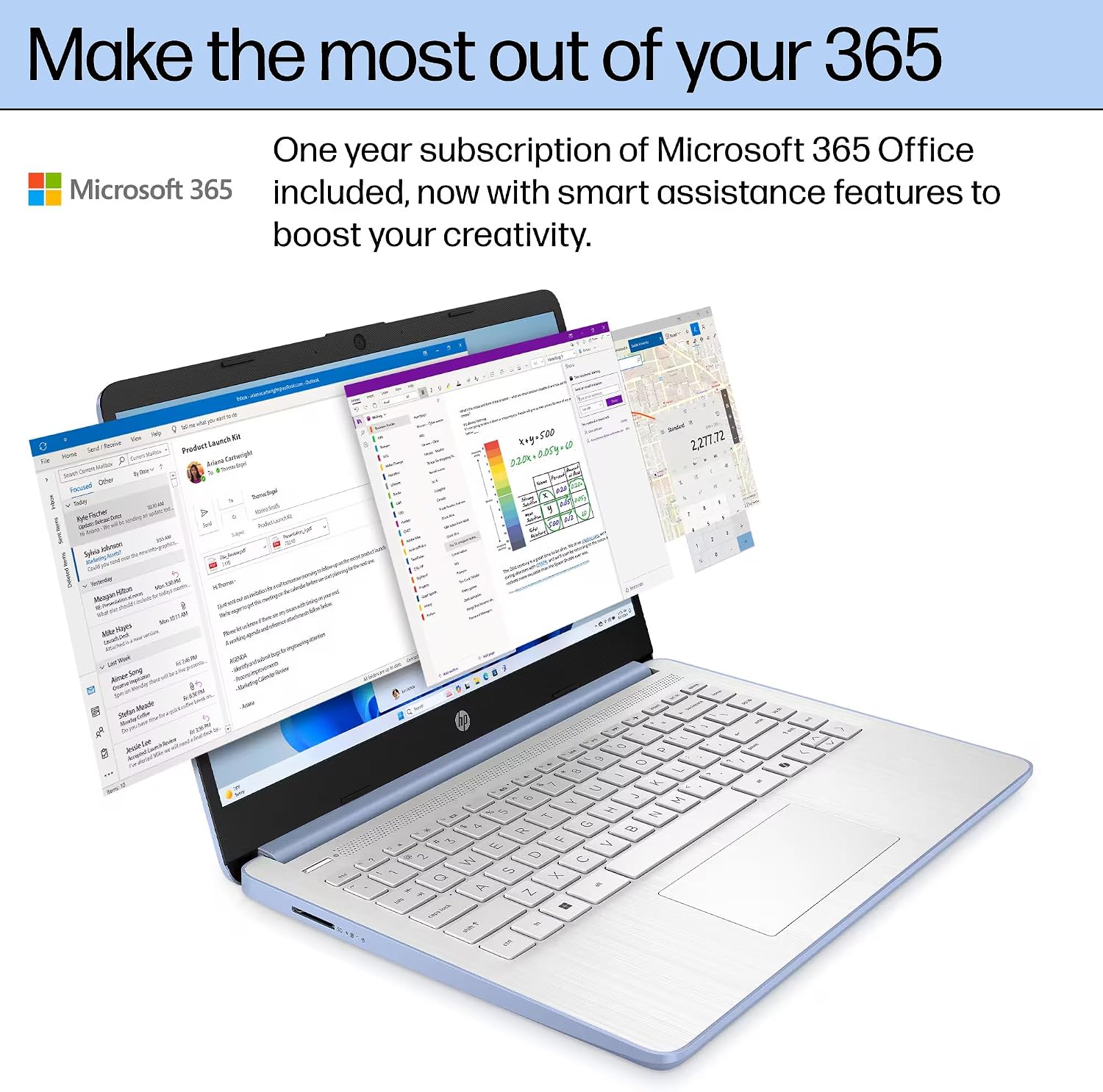 HP Stream 14' HD Laptop for Student & Home (14' LED, 1-Year Office 365, Intel 4-Core N150 (>N4120), 4GB RAM, 64 GB eMMC, 11-Hr Long Battery Life, Fast Charge, Webcam, Win 11 S