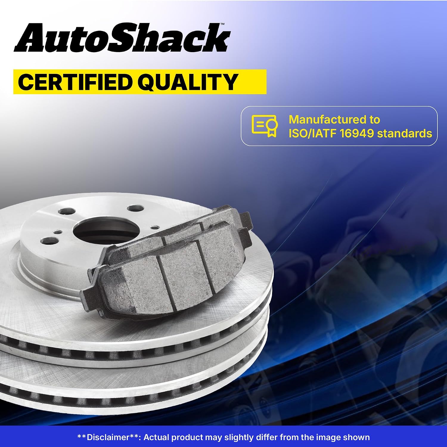 AutoShack Front & Rear Brake Rotors & Premium Pads for Chevrolet & GMC, Silverado 2500 HD 2001-2010 Sierra 2500 HD 2001-2010 Silverado 3500 2004-2006 Sierra 3500 2004-2006, 4WD RWD V8 6.0L 6.6L 8.1L