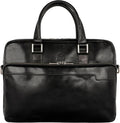 Time Resistance Leather Briefcase - Italian Handmade Leather Laptop Bag - Briefcase for Men and Women - Computer Bag