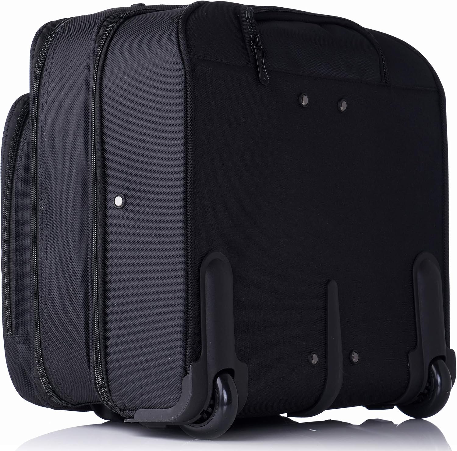 Alpine Swiss Rolling Laptop Briefcase Wheeled Overnight Carry on Bag Up to 15.6 Inches Notebook - Carries Legal Size Files